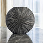 10" Gray Abstract Aluminum Table Vase