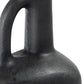 11" Gray Aluminum Jug Table Vase