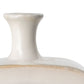18" Aqua And White Ombre Ceramic Table Vase