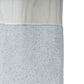 12" Brown Light Blue And Off White Color Block Square Ceramic Table Vase