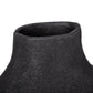 12" Black Aluminum Modern Abstract Table Vase
