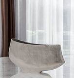 10" Nickel Aluminum Table Vase