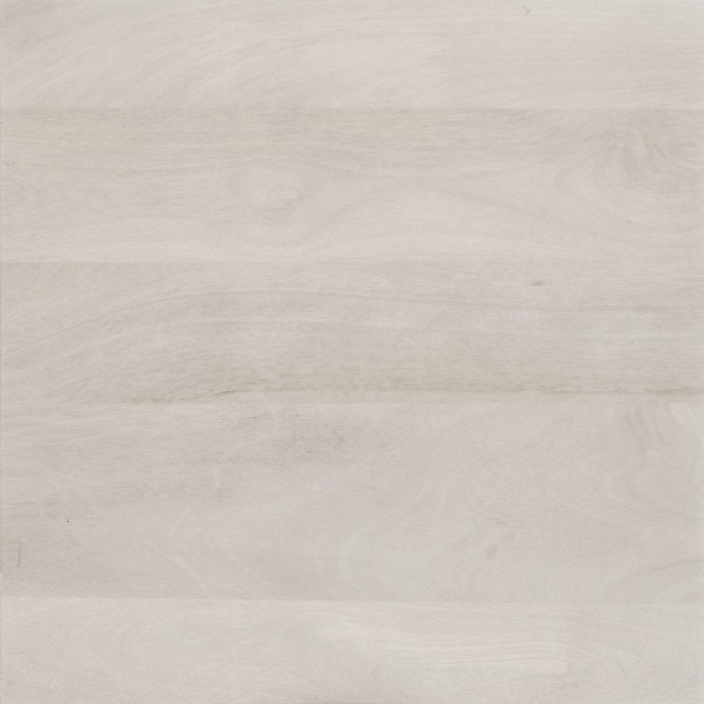 22" Natural Solid Wood Square Pedestal End Table