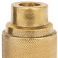 5" Gold Distressed Aluminum Tabletop Taper Candle Holder