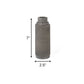 7" Gray Distressed Aluminum Geometric Tabletop Taper Candle Holder