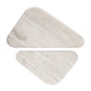 Set of Two Natural Solid Wood Triangle Pedestal Nested Coffee Tables