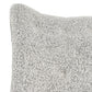 32" Gray and Black Tufted Boucle Lounge Chair