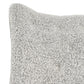 32" Gray and Black Tufted Boucle Lounge Chair