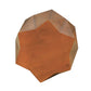 24" Brown Solid Wood End Table