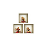 Set of Three Alla Niche 3D Square Peel and Stick Wall Decals