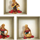 Set of Three Abba Niche 3D Square Peel and Stick Wall Decals