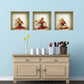 Set of Three Anna Niche 3D Square Peel and Stick Wall Decals