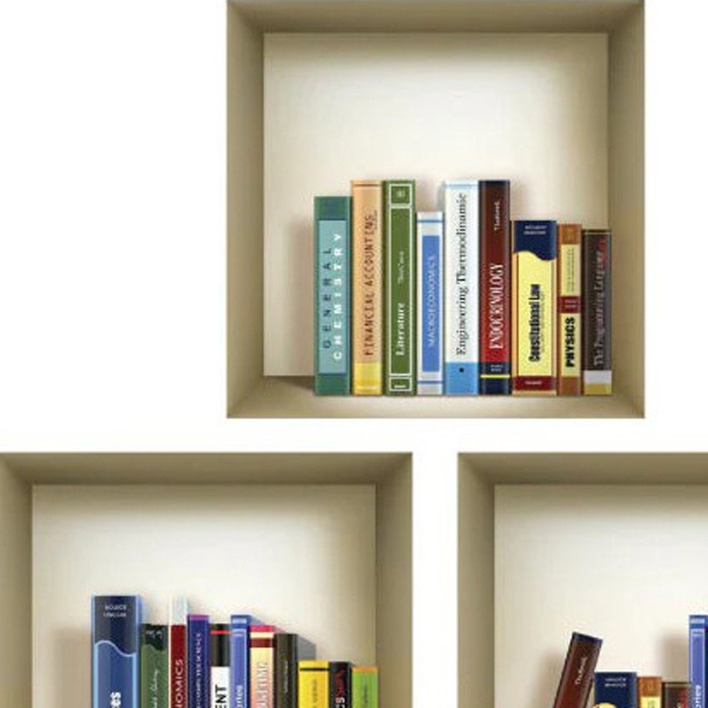 Set of Three Tisha Niche 3D Square Peel and Stick Wall Decals