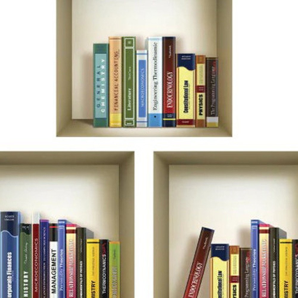 Set of Three Talla Niche 3D Square Peel and Stick Wall Decals