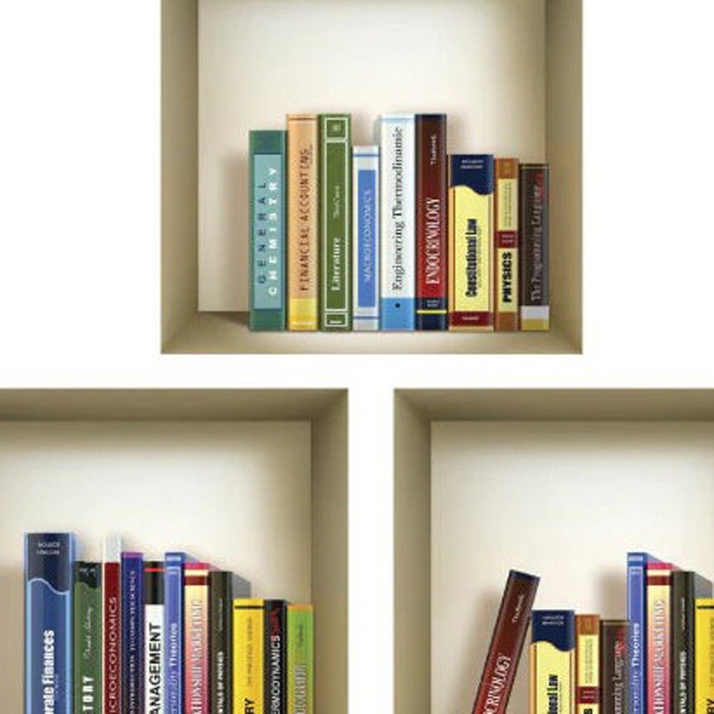 Set of Three Tina Niche 3D Square Peel and Stick Wall Decals