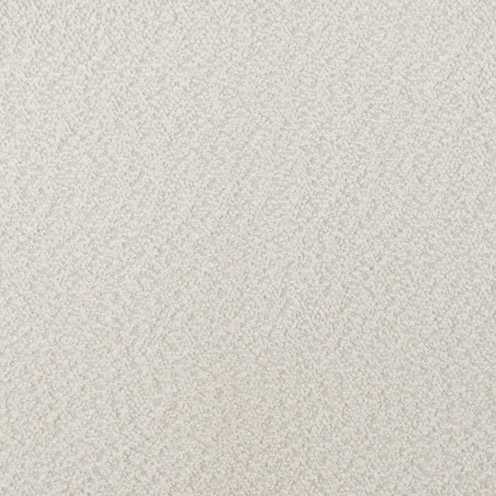 Ivory Solid Wood And Boucle King Bed Frame