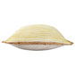 Set of Two 20" Yellow Beach Striped Throw Pillows