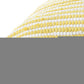 Set of Two 20" Yellow Beach Striped Throw Pillows