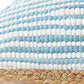Set of Two 20" Blue Beach Striped Throw Pillows