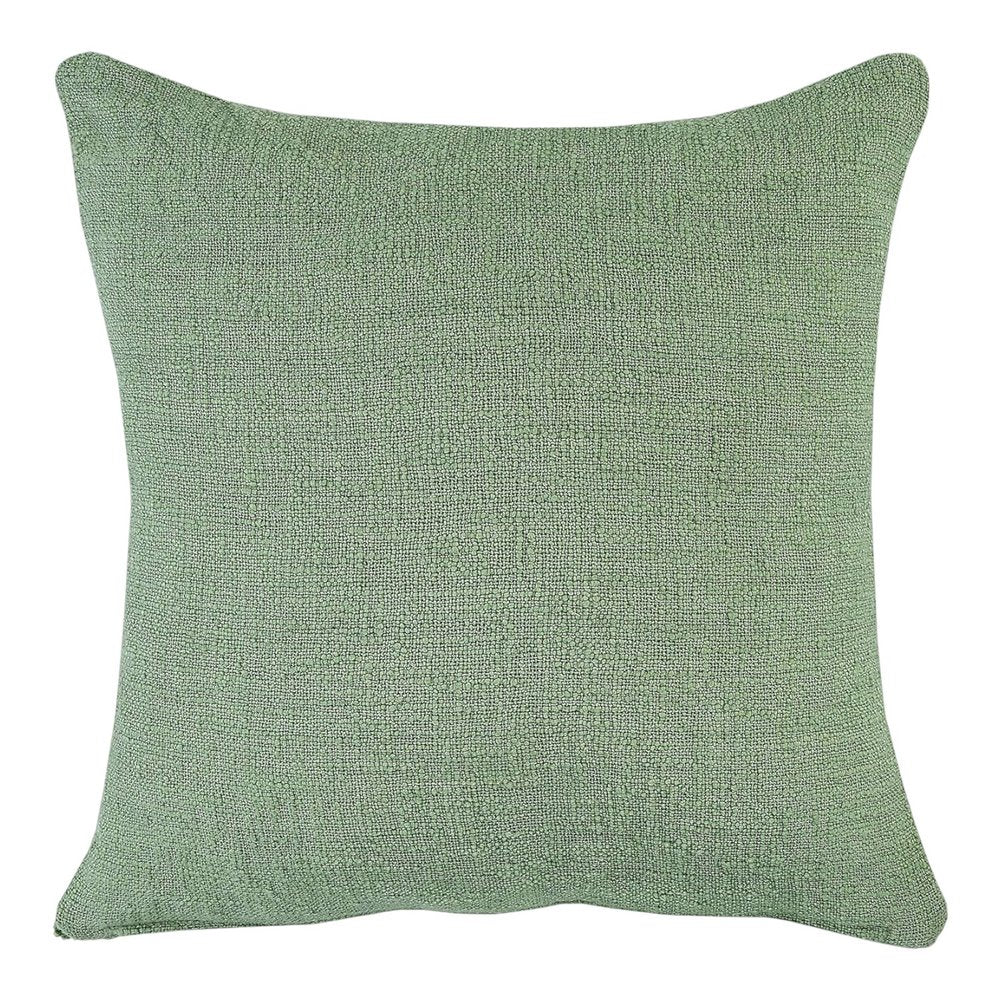 Set of Two 20" Forest Green Geometric Throw Pillows