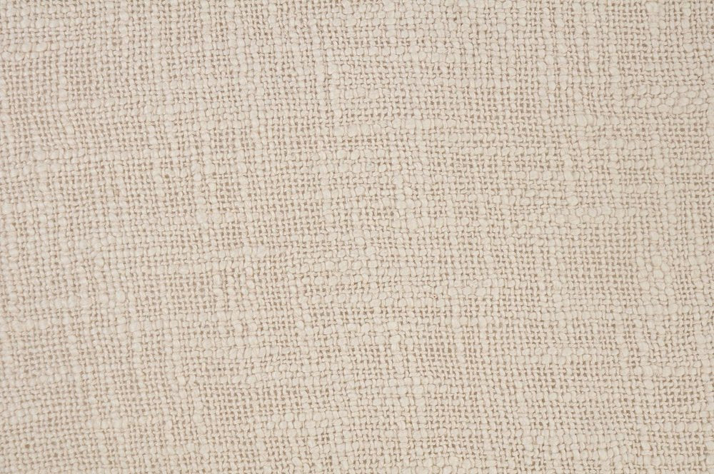 Set of Two 20" Beige Cotton Throw Pillows