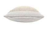 Set of Two 20" Natural Striped Throw Pillows