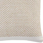 Set of Two 20" Natural Striped Throw Pillows