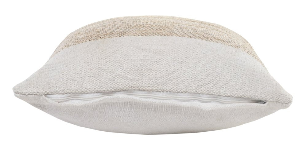 Set of Two 20" Sand Striped Throw Pillows