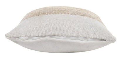 Set of Two 20" Sand Striped Throw Pillows
