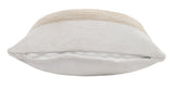 Set of Two 20" Sand Striped Throw Pillows