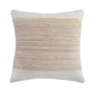 Set of Two 20" Sand Striped Throw Pillows