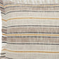 Set of Two 20" Mustard Striped Throw Pillows