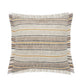 Set of Two 20" Mustard Striped Throw Pillows