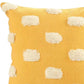 Set of Two 20" Yellow Striped Throw Pillows