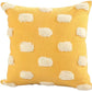 Set of Two 20" Yellow Striped Throw Pillows