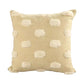 Set of Two 20" Cream Striped Throw Pillows