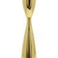 10" Gold Stainless Steel Tabletop Taper Candlestick