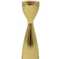6" Gold Stainless Steel Tabletop Taper Candlestick