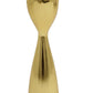 6" Gold Stainless Steel Tabletop Taper Candlestick
