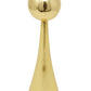 12" Gold Stainless Steel Tabletop Taper Candlestick