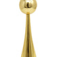 12" Gold Stainless Steel Tabletop Taper Candlestick