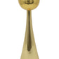 10" Gold Stainless Steel Tabletop Taper Candlestick
