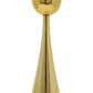 10" Gold Stainless Steel Tabletop Taper Candlestick