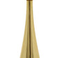 10" Gold Stainless Steel Tabletop Taper Candlestick
