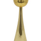 10" Gold Stainless Steel Tabletop Taper Candlestick