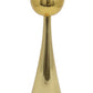 10" Gold Stainless Steel Tabletop Taper Candlestick