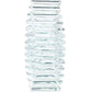 8" Clear And Gold Twisted Crystal Tabletop Taper Candlestick