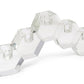 5" Clear Crystal Geometric Tabletop Candelabra Candle Holder