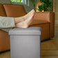 15" Taupe Boucle Cube Storage Ottoman