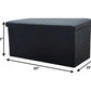 30" Black Boucle Storage Ottoman